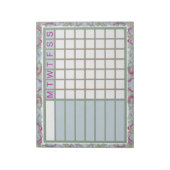 Bloc-note ADHD  Productivity Planner Weekly Checklist (Tourné)