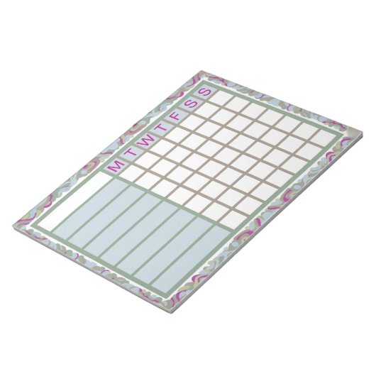 Bloc-note ADHD Productivity Planner Weekly Checklist (Incliné)