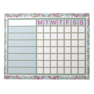 Bloc-note ADHD Productivity Planner Weekly Checklist