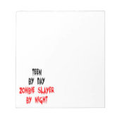 Bloc-note Ado Zombie Slayer (Devant)
