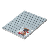 Bloc-note Adorable Boxer Puppy dans le paysage neigeux (Tourné)