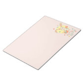 Bloc-note Adorable Lapin Joyeux Pâques Blush Rose (Incliné)