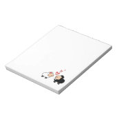 Bloc-note adorable mignon et drôle mouton de dessin animé am (Tourné)