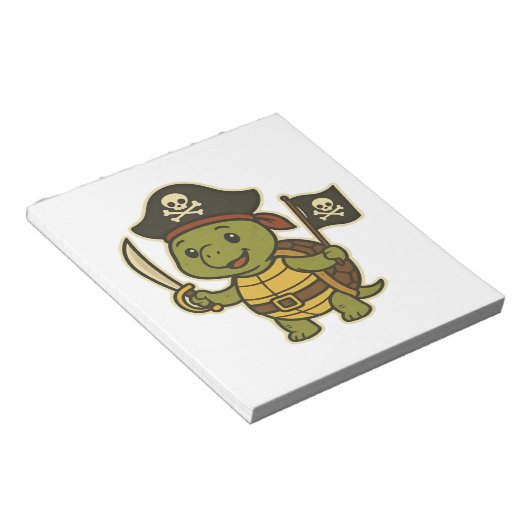 Bloc-note Adorable Pirate Turtle Classic T-Shirt (Incliné)