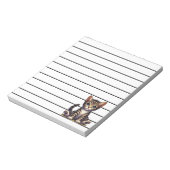 Bloc-note Adorable Tabby Kitten Aux Yeux Bleus (Tourné)