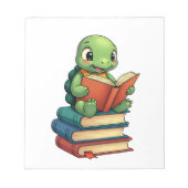 Bloc-note Adorable Turtle Reading Books (3) (Devant)