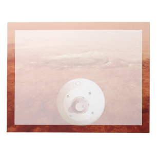 Bloc-note Aérocoque Avec Perpersévérance Rover Descente Vers