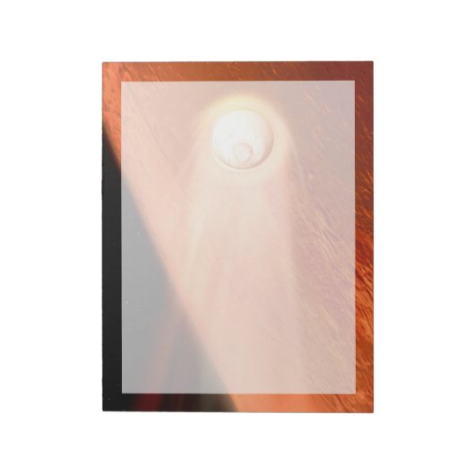 Bloc-note Aérocoque Avec Perpersévérance Rover Descente Vers (Tourné)