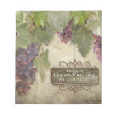 Bloc-note Affaire Wine Sign (Devant)