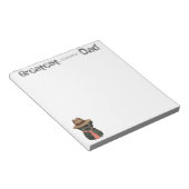 Bloc-note Affenpinscher Papa (Incliné)