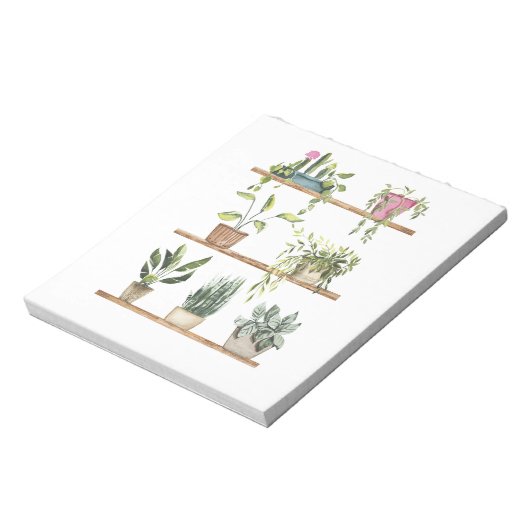 Bloc-note Affichage plante pointé (Tourné)