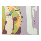 Bloc-note Affiche de cyclisme vintage (Devant)