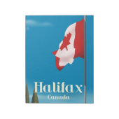 Bloc-note Affiche de voyage à Halifax Canada (Tourné)