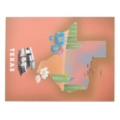 Bloc-note Affiche de voyage au Texas (Devant)