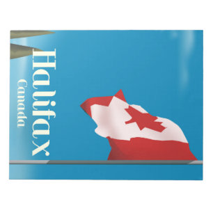Bloc-note Affiche de voyage de Halifax Canada