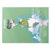 Bloc-note Affiche de voyage en Inde (Devant)