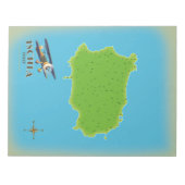 Bloc-note Affiche de voyage Ischia Italie (Devant)