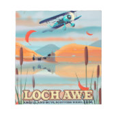 Bloc-note Affiche de voyage Loch Awe Écosse (Devant)