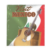 Bloc-note Affiche de voyage vintage Visit Mexico (Devant)