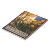 Bloc-note Affiche italienne Riviera Europe Italy Travel (Tourné)