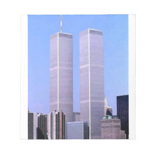 Bloc-note Affiche Vintage World Trade Center Twin Towers NYC