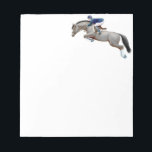 Bloc-note Afficher Chaussure Cheval Gris Note Pad<br><div class="desc">Idée cadeau pour les amateurs de chevaux et de spectacle équestre de saut de sport,  cette peinture originale d'un cavalier de chasseur de saut à cheval et cavalier est imprimée sur un carnet de notes de qualité pour la prise de notes à la maison,  au bureau et à l'école.</div>