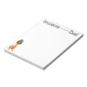 Bloc-note Afghan Hound Papa (Tourné)