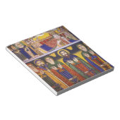 Bloc-note Afrique, Éthiopie. Oeuvre représentant apôtres et (Incliné)