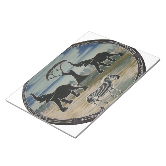 Bloc-note Afrique Kenya Belle faune élégante (Incliné)