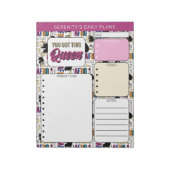 Bloc-note Afro Unicorn Bold Pattern (Tourné)