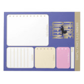 Bloc-note Afro Unicorn Fierce Queen (Devant)