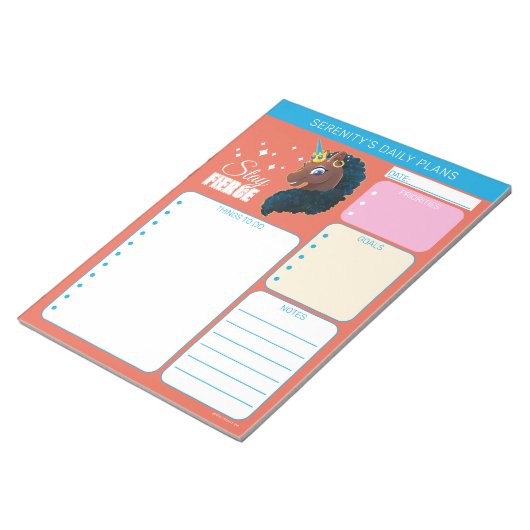 Bloc-note Afro Unicorn | Magical (Incliné)