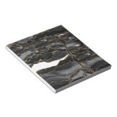 Bloc-note Agate Pailletée Noir et Or (Incliné)