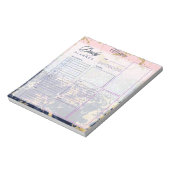 Bloc-note Agenda personnel quotidien personnalisé pailleté e (Tourné)