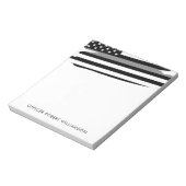 Bloc-note Agent correctionnel personnalisé de ligne mince d' (Tourné)