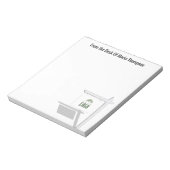 Bloc-note Agent immobilier Ajoutez votre logo Entreprise sim (Tourné)