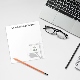 Bloc-note Agent immobilier Ajoutez votre logo Simple Entrepr