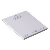 Bloc-note Agent Immobilier Classique Clé Violet (Incliné)