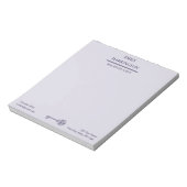 Bloc-note Agent Immobilier Classique Clé Violet (Tourné)