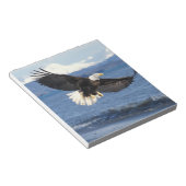 Bloc-note aigle à tête blanche, Haliaeetus leuccocephalus en (Incliné)