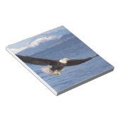 Bloc-note aigle à tête blanche, Haliaeetus leucocephalus, en (Incliné)