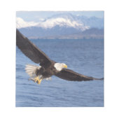 Bloc-note aigle à tête blanche, Haliaeetus leucocephalus, en (Devant)