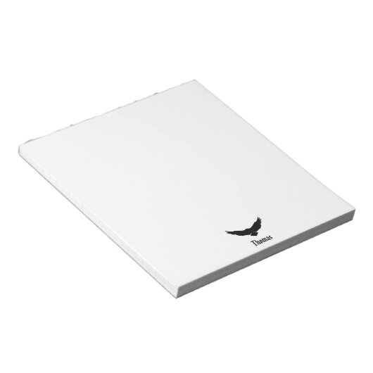 Bloc-note Aigle classique personnalisé (Incliné)