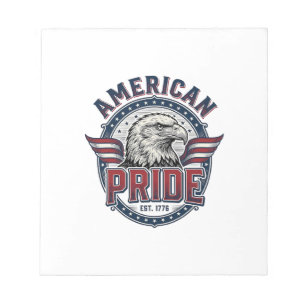 Bloc-note Aigle de Fierté Américaine Design Patriotique Vint
