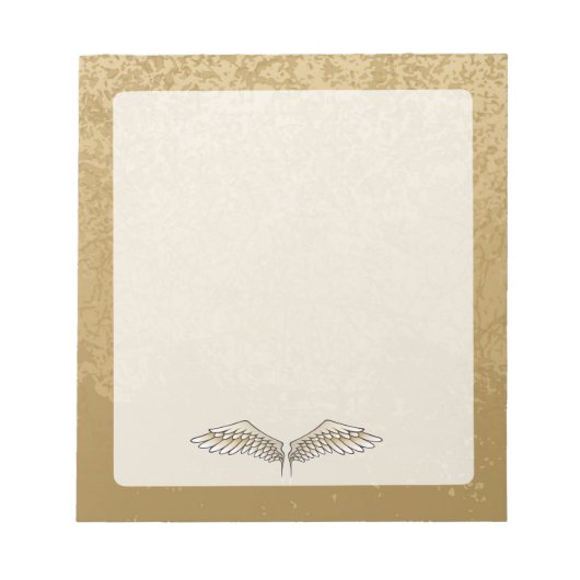 Bloc-note Ailes beige (Devant)