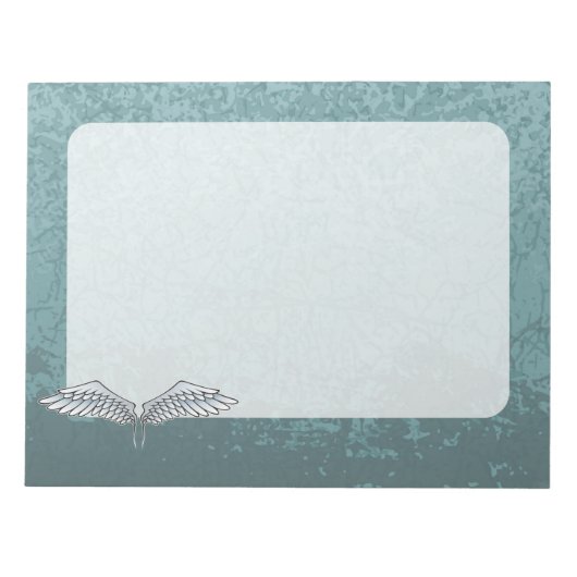 Bloc-note ailes bleu-gris (Devant)