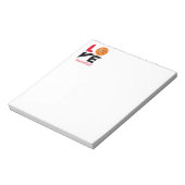 Bloc-note Aimer le basket-ball (Tourné)