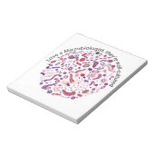 Bloc-note Aimer un microbiologiste (Tourné)