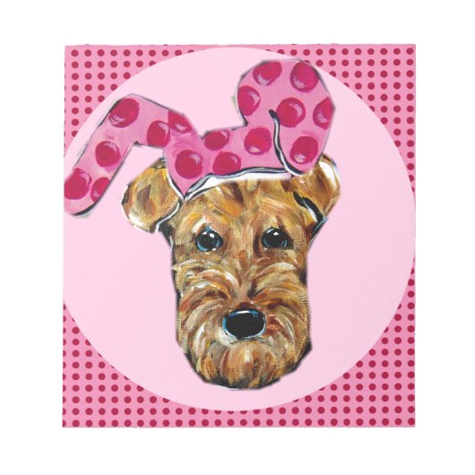 BLOC-NOTE AIRDALE TERRIER (Devant)