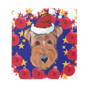 BLOC-NOTE AIRDALE TERRIER